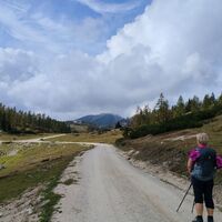 Tauplitzalm-Autobahn in Richtung Grazerhütte/