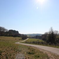 Der Weg nach Strüth von der Grillhütte