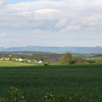 Blick zur Schwäbischen Alb