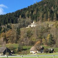 Blick auf St. Johann am Rückweg