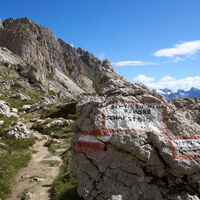 [ Dolomiten, Rosengarten ] | Tag 2 | Beginn des Schafsteig / Sentiero delle Pecore / Viel de le Feide
