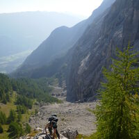 ein einfacher Klettersteig zum Aufwärmen