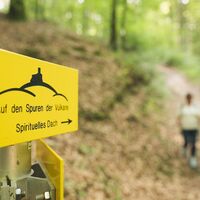 Beschilderung "Spirituelles Dach"
