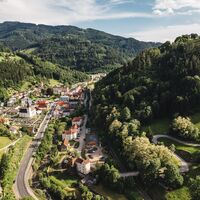 Blick auf Frantschach-St. Gertraud
