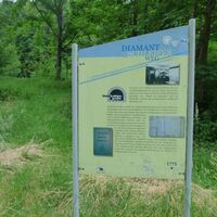 Informationstafel "Steinkohlengrube Brücken"