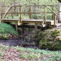 Holzbrücke Naturlehrpfad