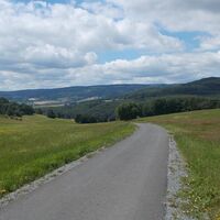 Blick vom Struthberg nach Bayern