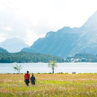 Silserebene und Silsersee