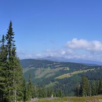 Blick auf den Zirbitz