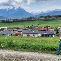 Der Aufstieg zur G´spitzten Wand