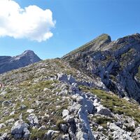 Kurz vorm Gipfel der Planspitze (Blick Richtung Südwesten)