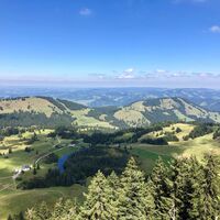 Blick auf das Hochplateau Imberg - Hoch Häderich