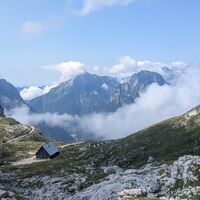 Aufstieg zur Mangartgabel