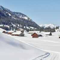 Die Vorsäßsiedlung Schönenbach im Winter