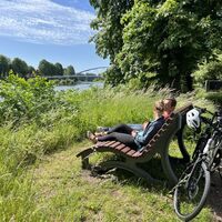 Radfahrer in der Mittelweser-Region