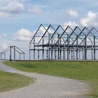 Hallenhaus auf der Halde Norddeutschland