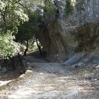 ausgewaschener Felsen