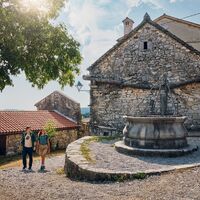 Das Karsthaus, eines der ältesten erhaltenen Gebäude in Štanjel.