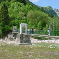 Die Hängebrücke von Tigo