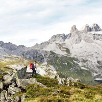 Am Bilkengrat mit Drei Türmen