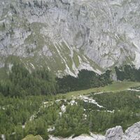 Blick hinunter vom Bereich Fölzsattel auf die Untere Dullwitz