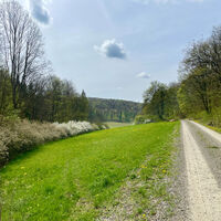 Blick Richtung Kaltes Loch aus Kätzerode kommend