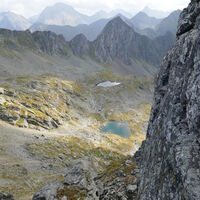 das Wandstück geschafft und Ausblick genießen