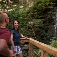 Wasserfall Waldbaden am Asitz