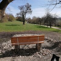Herrlicher Rastplatz mit Blick auf das Haus Lochfeld