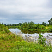 Die Sohlgleite an der Wümmebrücke nahe Hellwege
