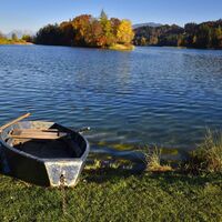 Boot am Reintalersee