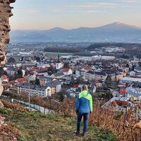 Ausblick von der Ruine auf Fohnsdorf