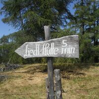 Wegweiser zur Liedlhütte