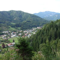 Ausblick auf der Forststraße