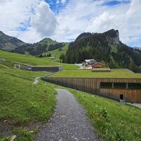Bergrestaurant Simma mit Blick auf Uphill