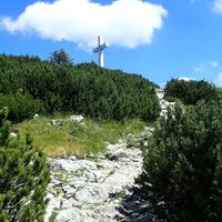 Aufstieg zum Gipfel Traunstein