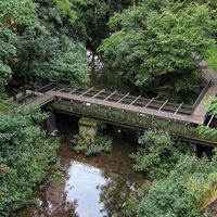 Historischer Wasserkasten von Oben