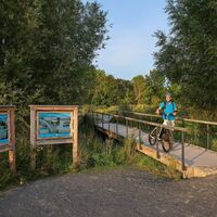 Infotafel Renaturierung Diemel Warburg-Germete
