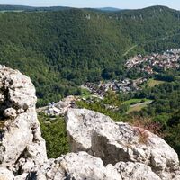 Blick vom Breitenstein auf Honau