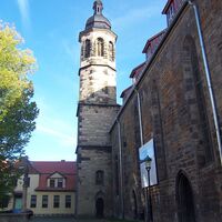 Oberkirche mit Vorplatz - Arnstadt