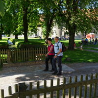 Start zur Wanderung auf dem Rittergut Lucklum