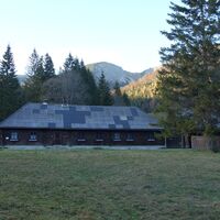 Blick nach oben zum Göller
