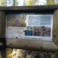 Wegweiser des Naturpfads, Salpalinie