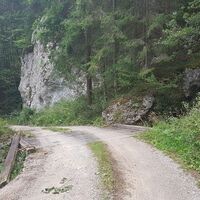 Abfahrt in den Krautgraben