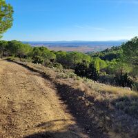 Schriftart Galine - Blick auf die Ebene Minervois