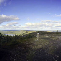 Ausblick vom Gipfel des Valtavaara