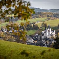 Blick auf Schloss Schwarzenberg