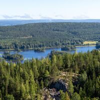Die Landschaft von Ryläys entlang des Kolinpfads