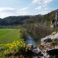 Blick vom Aussichtspunkt "Festung" auf die Donau
