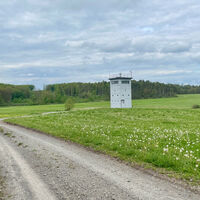 Aussicht auf Grenzanlagen Behrungen